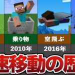 マイクラ高速移動の歴史【ゆっくり解説】