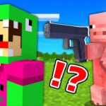 動物が銃を持ってるマインクラフト【まいくら・マインクラフト】