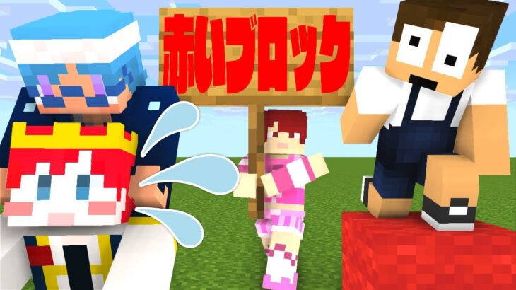 鬼から逃げつつ『指定された色のブロック』に乗れ！-ブロック鬼【マインクラフト】