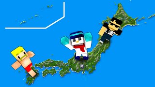 【マイクラ】1週間「日本列島」でサバイバル生活してみた結果！？