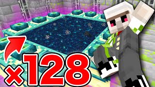 エンドポータル全128個あけると何が起こる？ #マイクラ #おんりー #Shorts
