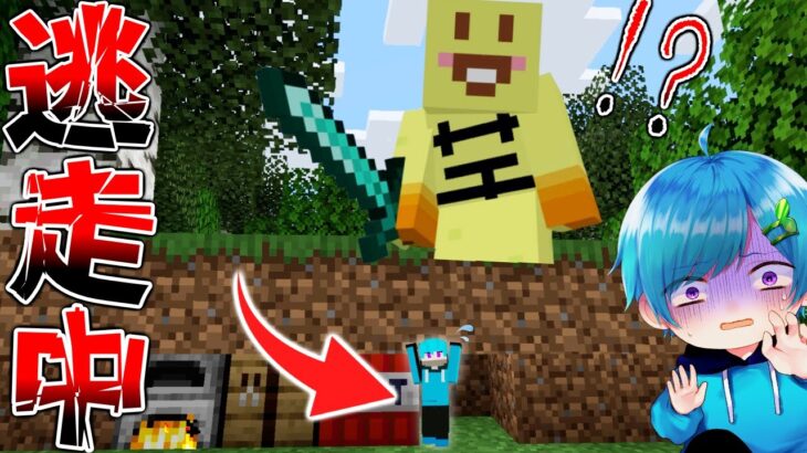 【マイクラ】世界最強の巨人ハンターから逃げろ😱😂 1cmの小人になって 逃走中してみた結果！？😨【あきまひ】【minecraft】【マインクラフト・まいくら】