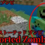 （マイクラ都市伝説57）呪われたゾンビ Distorted Zombie（ディストーテッド ゾンビ）