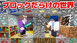 【マインクラフト😜】ブロックだらけの世界でバトロワした結果ｗｗｗ「Blocked in Combat」【マイクラ実況】