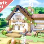 【マイクラ】小さな可愛い家の作り方！How to build Cute House A Minecraft【マインクラフト】#shorts