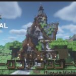 【マインクラフト】ダークファンタジーな屋敷の建築講座／How to build a Dark fantasy mansion in Minecraft