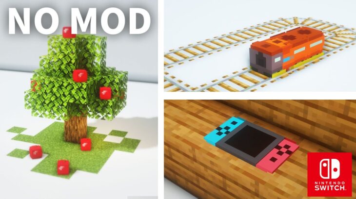 【マインクラフト】MODなし！超簡単！頭を使った家具とデザイン