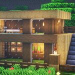 【マインクラフト建築】コンパクトなモダンハウスの作り方【Minecraft Building】