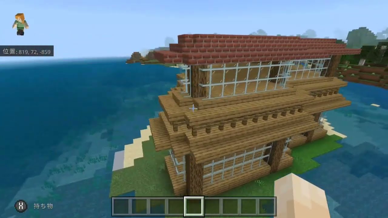 建築大好き マインクラフト 海辺のリゾートホテル建設中minecraft Switcht版 Minecraft Summary マイクラ動画