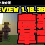 【マイクラ統合版】PREVIEW1.18.30.21 農業革命は起きるのか!?