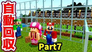 【ゲーム遊び】Part7 自動サトウキビ回収機 マリオのサバイバルでマイクラ【アナケナ&カルちゃん】Minecraft