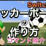 [コマンド紹介]Switch対応サッカーボールの作り方！！！！[マインクラフト]