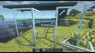 【マイクラmod】ガラスのつなぎ目をなくすとこんなにキレイ！マインクラフト初心者