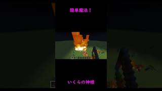 【マイクラ】簡単魔法！ #shorts