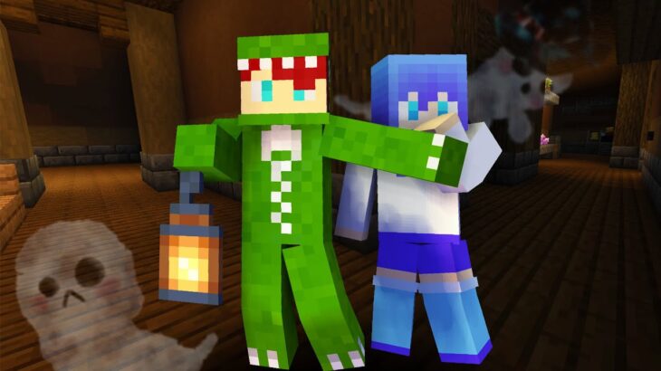 シェアハウスに幽霊が現れた！？【マイクラ茶番】