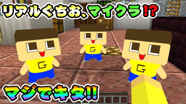 リアルぐちおがやってきた【マイクラ・まいくら・マインクラフト】