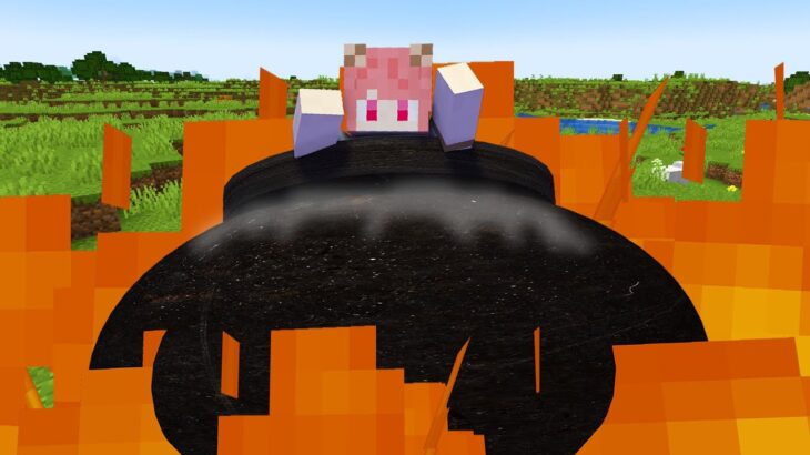 【マイクラ】捕まったらメラメラ焼かれちゃう！？炎鬼ごっこ