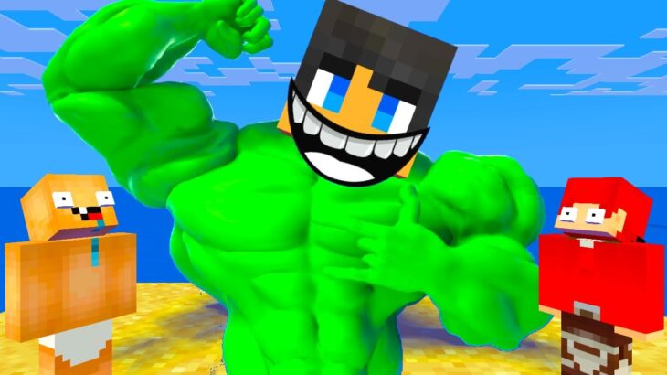 【マイクラ】筋肉ムキムキになったらすごいことになったwww【マインクラフト】
