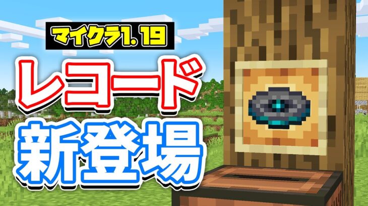 【マイクラ1.19】レコードの破片(Disc Fragment)が新登場！破片を集めて作る謎のレコード！？使い方・仕様を詳しく解説！【マインクラフト】SNAPSHOT 22W16Aワイルドアップデート