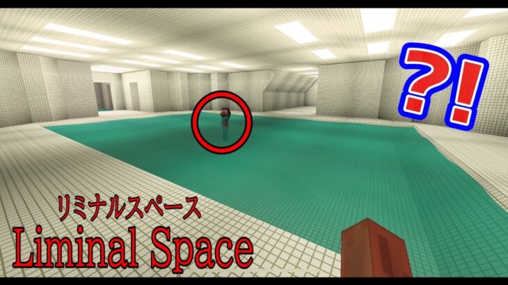 【マイクラ】都市伝説の”Liminal Space”謎の地下プールにバカ３人が入ってしまった…【マインクラフト】