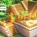 ⚒️ マインクラフト：木で作るサバイバルハウスの作り方 _ Minecraft : How To Build a Survival Wooden House