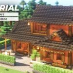 [Minecraft] How to build a Japanese house _ 和風の家の作り方