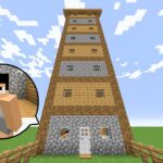 ８階建てになった村人ハウスから脱出せよ！？【マイクラ】