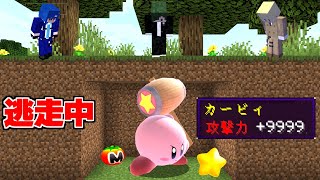 カービィから逃走中したら面白すぎたｗｗ【まいくら】【マインクラフト】