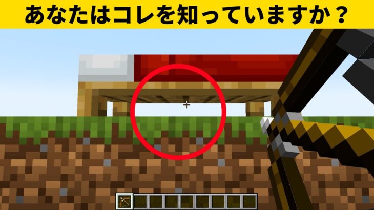 【衝撃】マインクラフトの隠された裏技&小ネタ７選