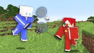 マイクラでバドミントンしてみた【マイクラ・マインクラフト】【#マイクラバド 】