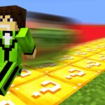 触れたもの全てがラッキーブロックになるマインクラフト