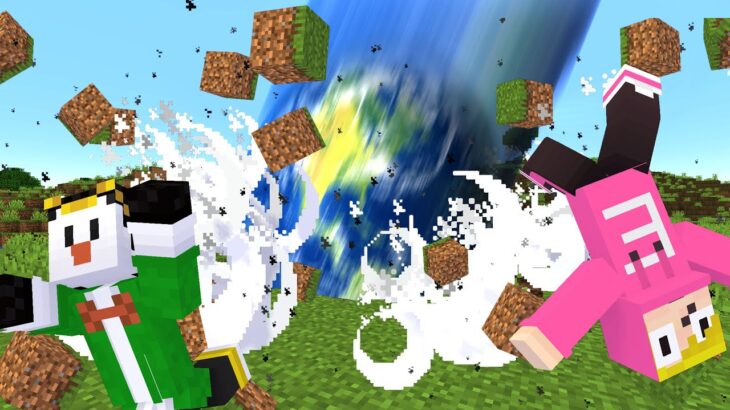 地球が落ちてくるマインクラフトの難易度がガチで鬼畜すぎた【マイクラ】