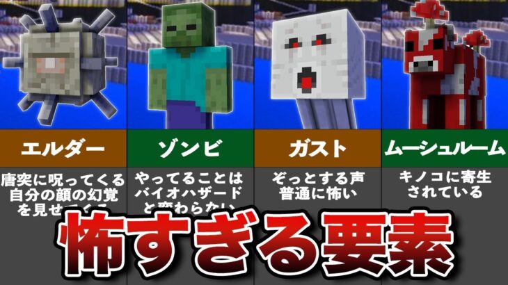 上級者でも驚くマイクラの怖すぎる要素12選　【ゆっくり解説】