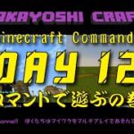 【マインクラフト】#12 Java版マイクラのコマンドで遊ぶ / TAKAYOSHI CRAFT Day12: Minecraft Commands