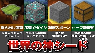 マイクラ意外と知らない激レアシード値15選【ゆっくり解説】