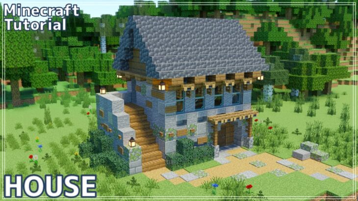 【マインクラフト】倉庫にも！古民家風の家の作り方【マイクラ建築講座】How to build Japanese-style architecture.