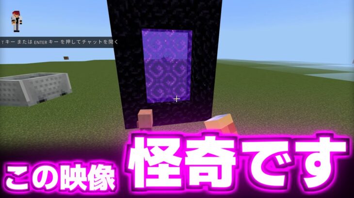 [マイクラ] サムネの怪奇がわかりますか？：実際の映像あり [Minecraft]