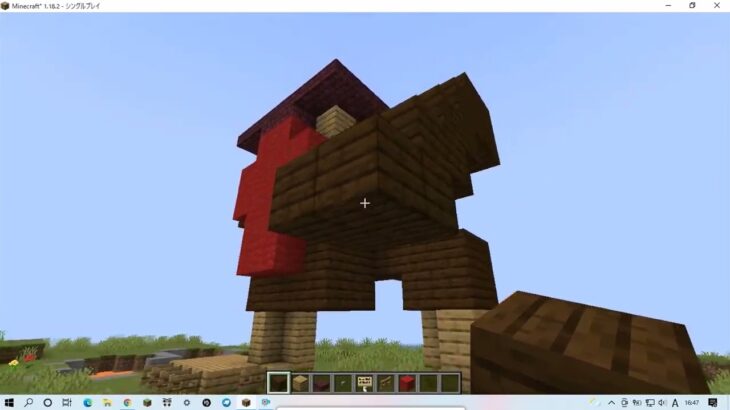 【マインクラフト】簡単にドンキーコングを建築する方法 [Minecraft]