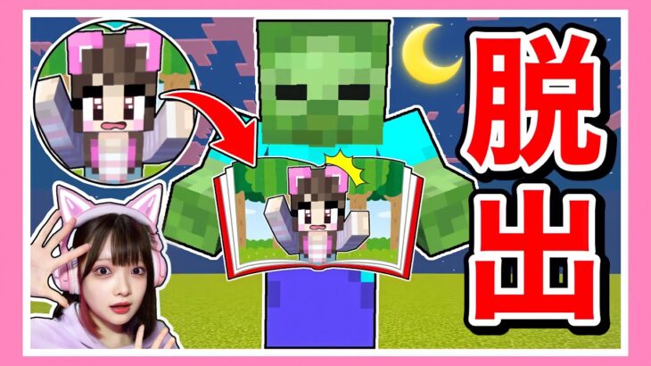 絵本の中に閉じ込められた！脱出しようとした結果…📖💨【マイクラ / マインクラフト / Minecraft】【たまちゃん】