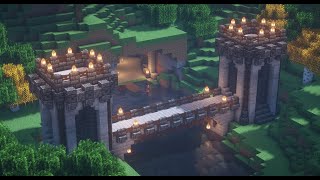 【Minecraft】巨大倉庫への入り口　マイクラ建築