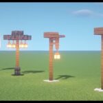 【Minecraft】おしゃれな街灯の作り方　マインクラフト建築