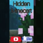 【Minecraft】家の地下に隠されたトロッコに乗るとそこには!? Hidden garden #minecraft #マイクラ #マインクラフト #Shorts #トロッコ