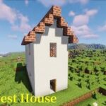 Minecraft  House#建築#4 在大都市中也能夾縫中求生存的的紙片屋 How to build aThinnest House！？【秘密himitsu】 #記得訂閱按讚