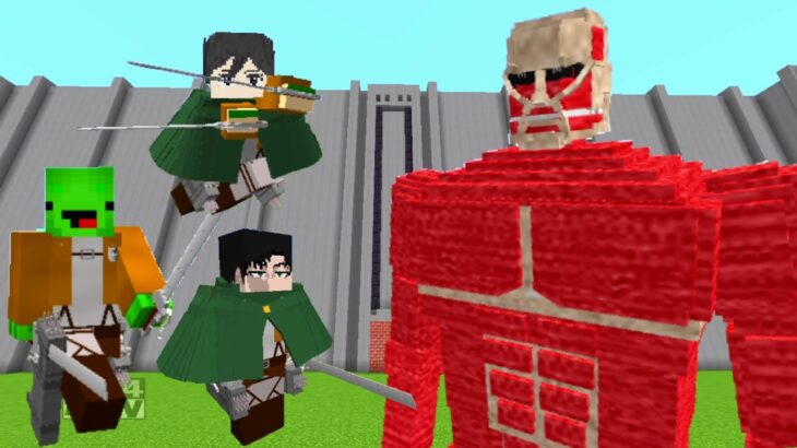 【Minecraft】まいぜんシスターズさんと進撃の巨人MODでサバイバル出来るMODが凄すぎる！！
