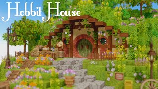 【Minecraft】ホビットの家を作ってみたよ！made a hobbit house【MiniaTuria MOD】