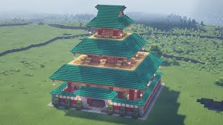 【マイクラ建築】高級感ある和風のお城の作り方 #shorts