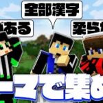 テーマに沿ったアイテムをできるだけ集めろ！！【マイクラ】