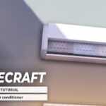 【マインクラフト】リアルなエアコンの作り方(家具建築)