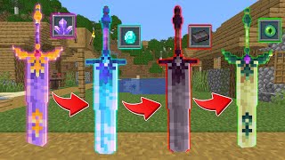 【マインクラフト】使えば使うほど能力が進化する『最強の剣』を追加してサバイバルしたらヤバすぎた