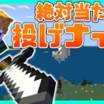 【スイッチ対応】絶対に当たる！！投げナイフ！！【マイクラコマンド】